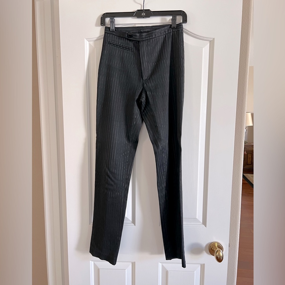 Nanette Lenore size 2 straight leg, pin striped pants